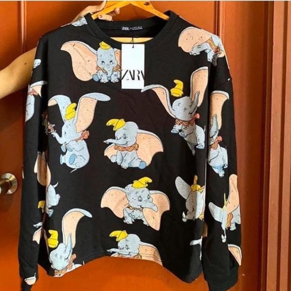 Zara Disney Dumbo Sweatshirt Size L NWT - SOLD OUT - Picture 5 of 8